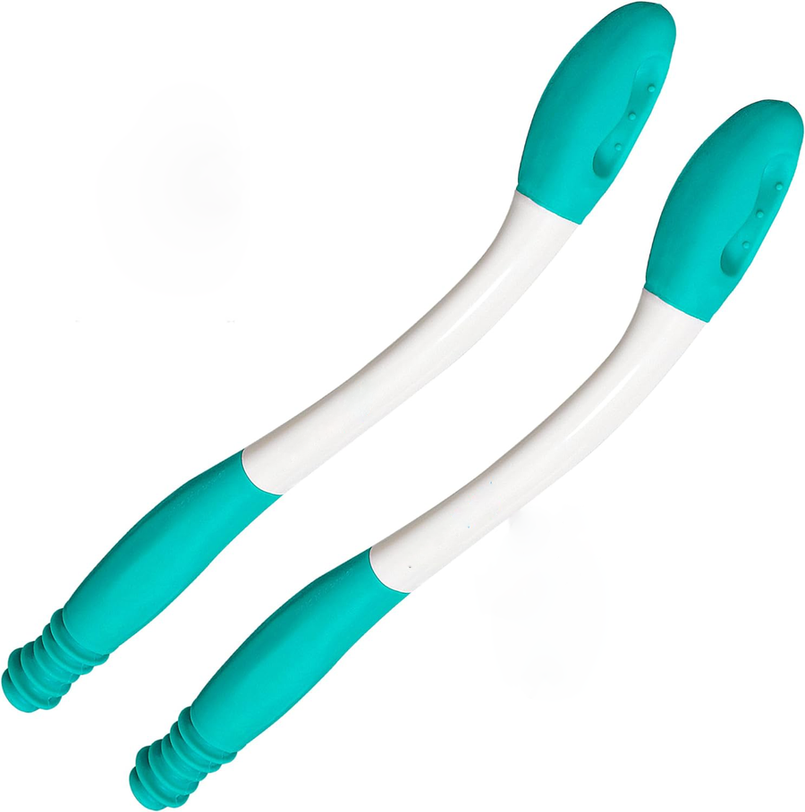 Long Reach Toilet Aid with Push Button Release and Flexible Rubber Tip, 15 Inch Handle All Vera Mart