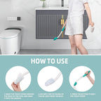 Long Reach Toilet Aid with Push Button Release and Flexible Rubber Tip, 15 Inch Handle All Vera Mart