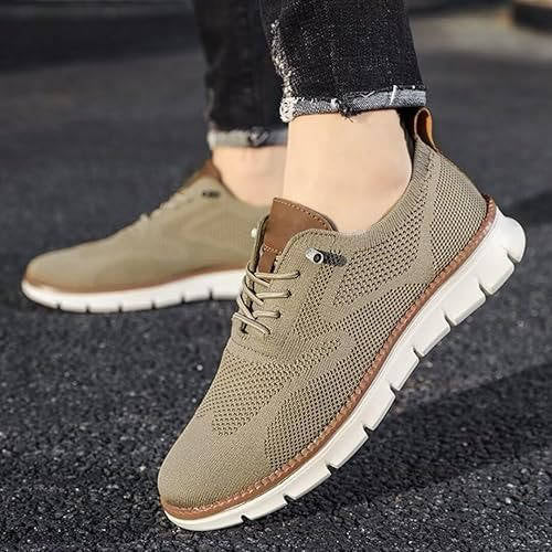 Wide Toe Box Knit Shoes with Elastic Collar and Padded Heel, Moisture Wicking Sole All Vera Mart