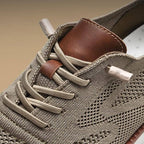 Wide Toe Box Knit Shoes with Elastic Collar and Padded Heel, Moisture Wicking Sole All Vera Mart