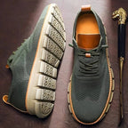 Wide Toe Box Knit Shoes with Elastic Collar and Padded Heel, Moisture Wicking Sole All Vera Mart
