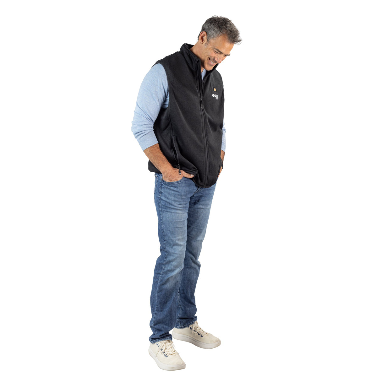 Rechargeable Heated Vest with Four Heating Zones and Three Heat ...