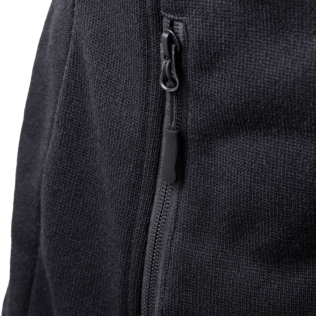 Mens Heated Knit Vest with Four Heating Zones and Rechargeable Battery for Cold Weather