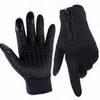 Touchscreen Winter Gloves with Conductive Fingertips and Silicone Palm Grip All Vera Mart
