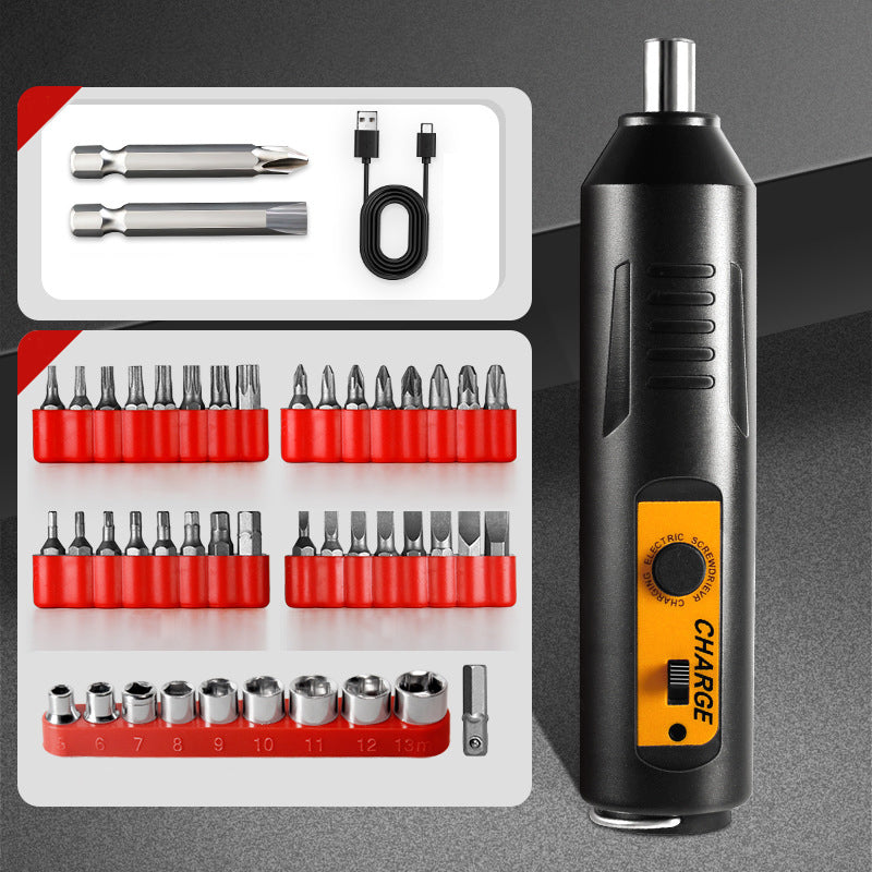 Rechargeable Electric Screwdriver with Copper Motor and Universal Charging, 2000mAh Battery All Vera Mart