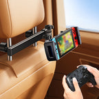 Adjustable Headrest Tablet Mount with Rotating Ball Joint and Extending Arm All Vera Mart