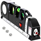 Laser Level and Tape Measure with Three Projection Modes, Bubble Vials All Vera Mart