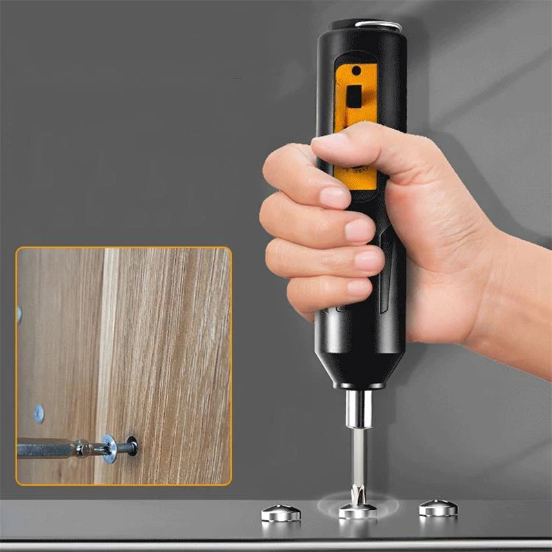 Rechargeable Electric Screwdriver with Copper Motor and Universal Charging, 2000mAh Battery All Vera Mart