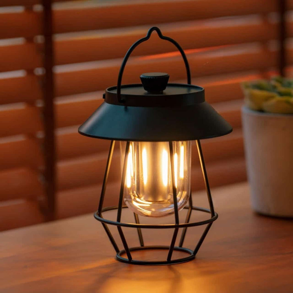 Rechargeable Table Lamp with Adjustable Color Temperature and 120-Hour Battery All Vera Mart