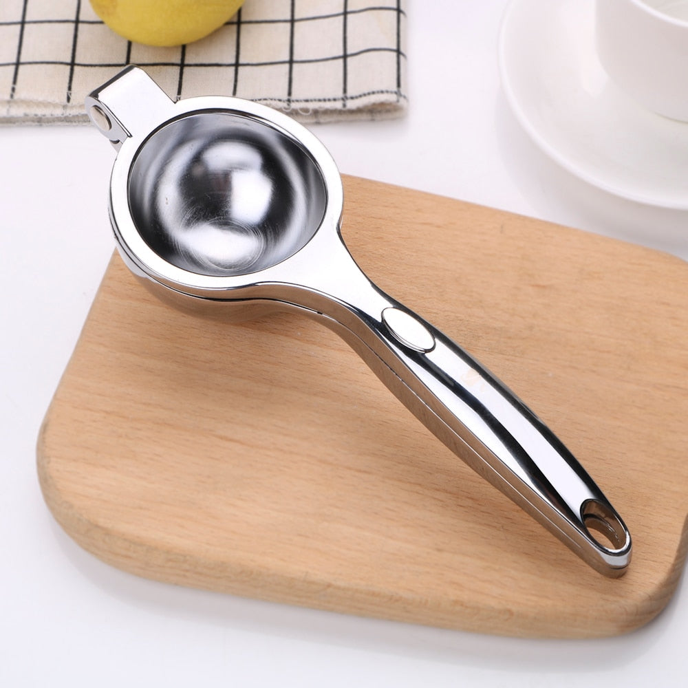 Stainless Steel Citrus Juicer with Ridged Cone and Built-In Strainer All Vera Mart