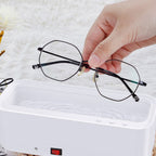Ultrasonic Jewelry and Glasses Cleaner with 45,000 Hz Frequency and Stainless Steel Tank All Vera Mart
