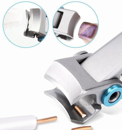 Stainless Steel Nail Clipper with 15mm Curved Blade and Ergonomic Grip All Vera Mart