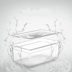 Polycarbonate Sous Vide Container with Fitted Lid and Internal Measurement Marks, 6L and 11L Options All Vera Mart