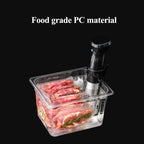 Polycarbonate Sous Vide Container with Fitted Lid and Internal Measurement Marks, 6L and 11L Options All Vera Mart