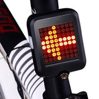 Smart Bicycle Tail Light with Tilt-Activated Arrows and Brake Detection, Infrared Laser All Vera Mart