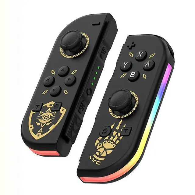 Wireless Game Controller with Dual Motor Vibration and RGB Lighting, Ergonomic Grip All Vera Mart