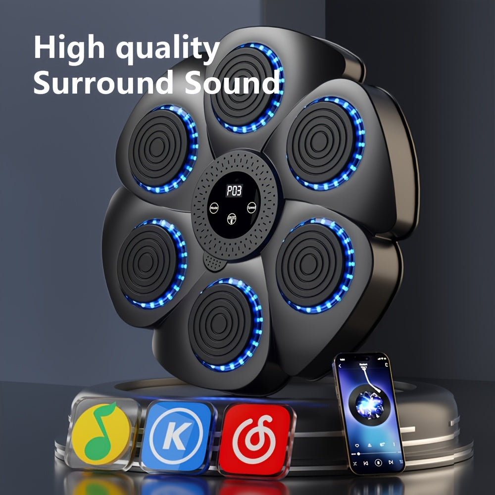 Interactive Wall Mount Boxing Machine with LED Scoring and USB Rechargeable Battery All Vera Mart