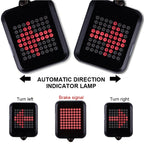 Smart Bicycle Tail Light with Tilt-Activated Arrows and Brake Detection, Infrared Laser All Vera Mart