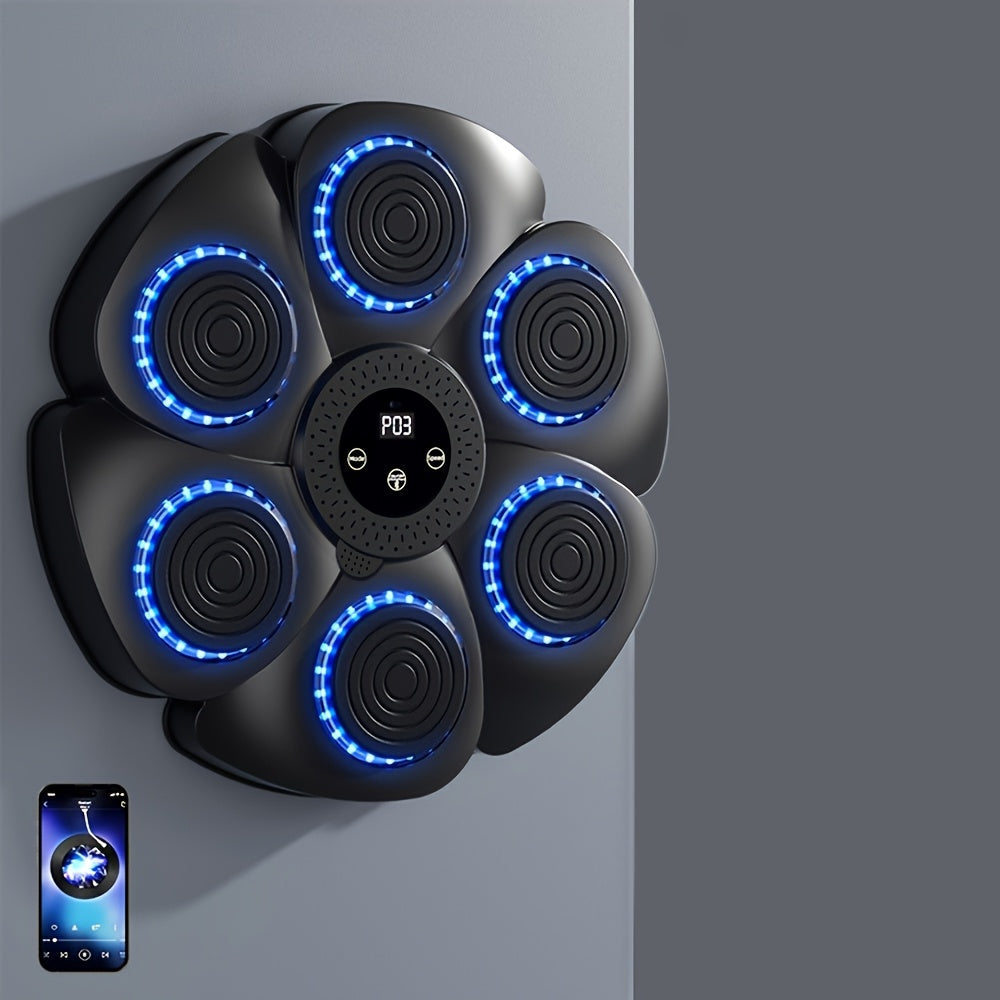 Interactive Wall Mount Boxing Machine with LED Scoring and USB Rechargeable Battery All Vera Mart