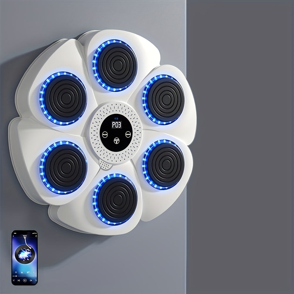 Interactive Wall Mount Boxing Machine with LED Scoring and USB Rechargeable Battery All Vera Mart