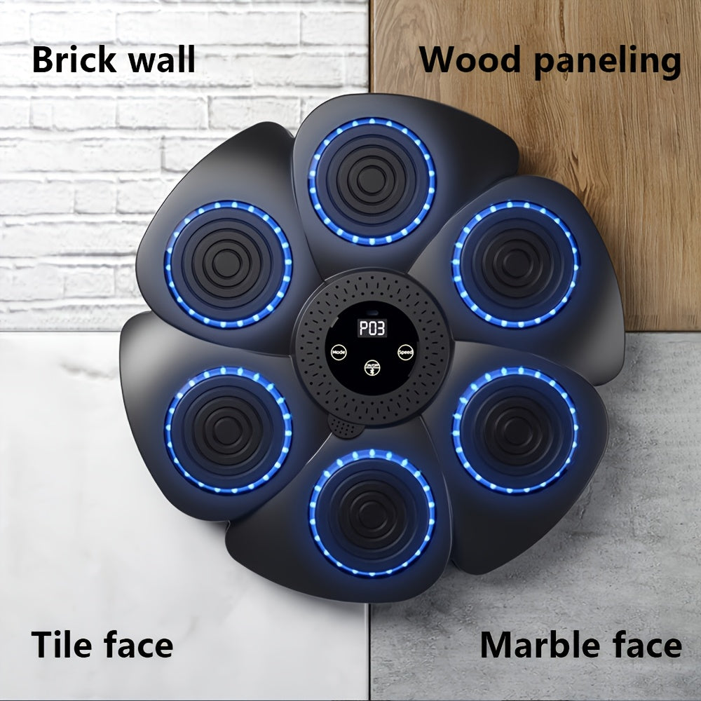 Interactive Wall Mount Boxing Machine with LED Scoring and USB Rechargeable Battery All Vera Mart