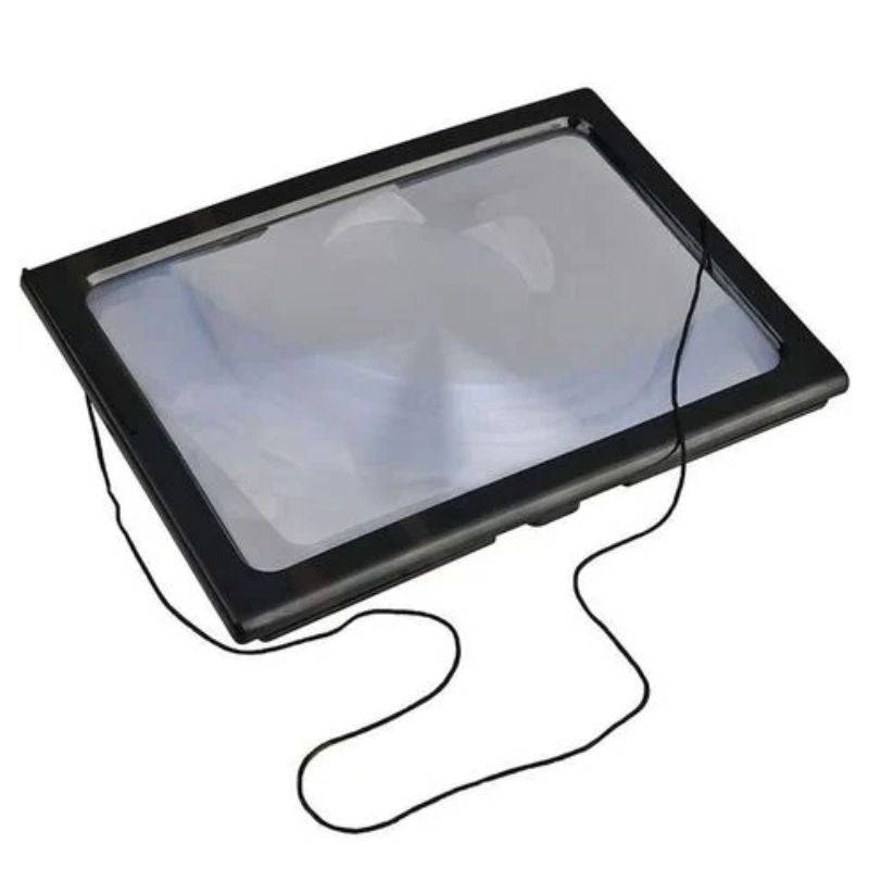 Hands Free Reading Magnifier with Built In LED Lights and Neck Strap, 3x Magnification All Vera Mart