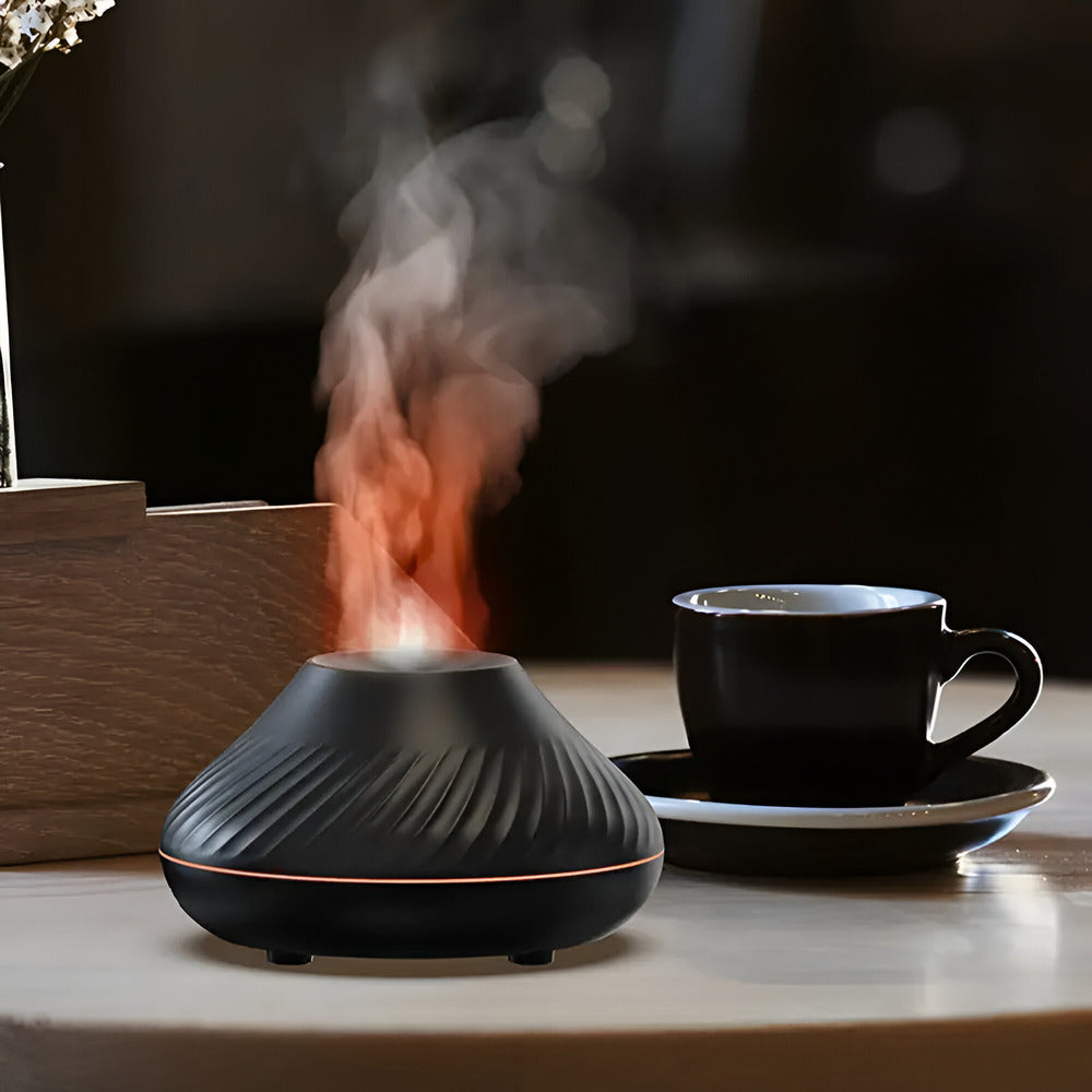 Ultrasonic Aroma Diffuser with 7-Color LED Lighting and Auto Shutoff, Rechargeable All Vera Mart