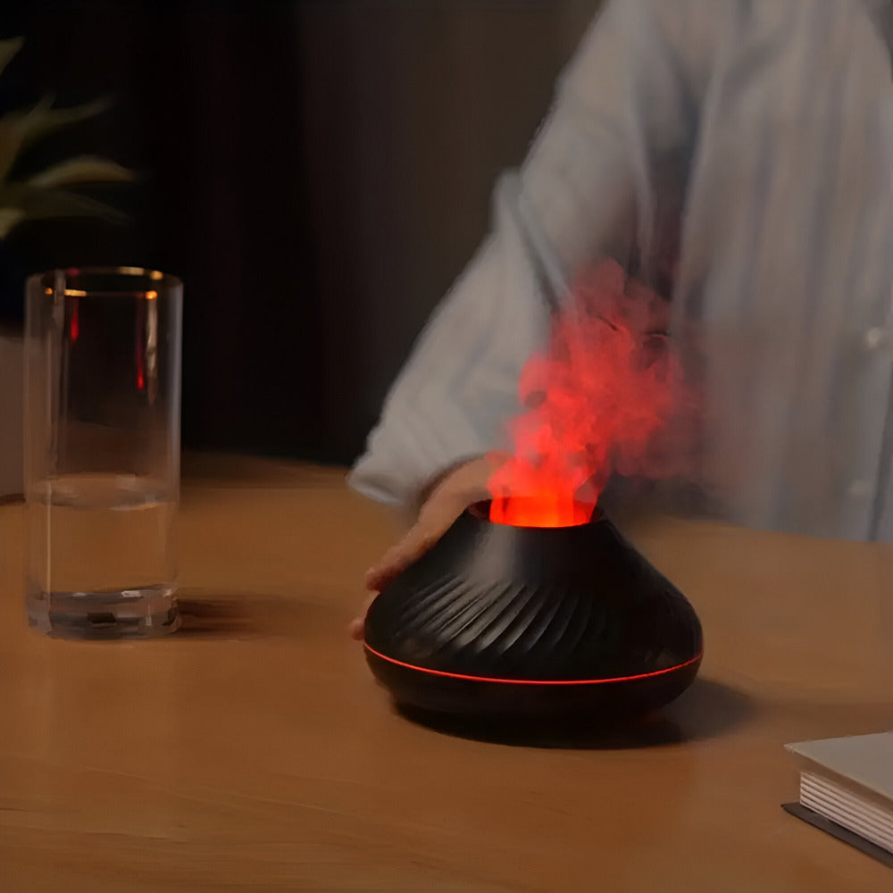 Ultrasonic Aroma Diffuser with 7-Color LED Lighting and Auto Shutoff, Rechargeable All Vera Mart