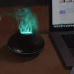 Ultrasonic Aroma Diffuser with 7-Color LED Lighting and Auto Shutoff, Rechargeable All Vera Mart
