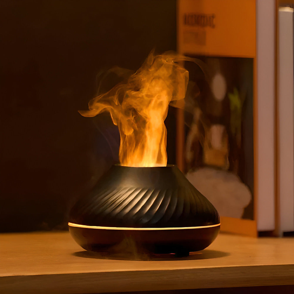Ultrasonic Aroma Diffuser with 7-Color LED Lighting and Auto Shutoff, Rechargeable All Vera Mart