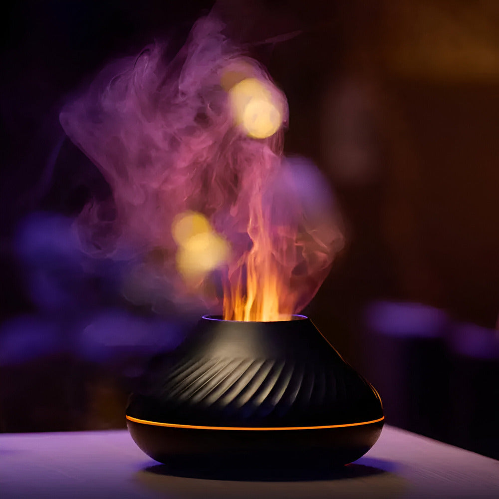 Ultrasonic Aroma Diffuser with 7-Color LED Lighting and Auto Shutoff, Rechargeable All Vera Mart