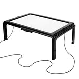 Hands Free Reading Magnifier with Built In LED Lights and Neck Strap, 3x Magnification All Vera Mart