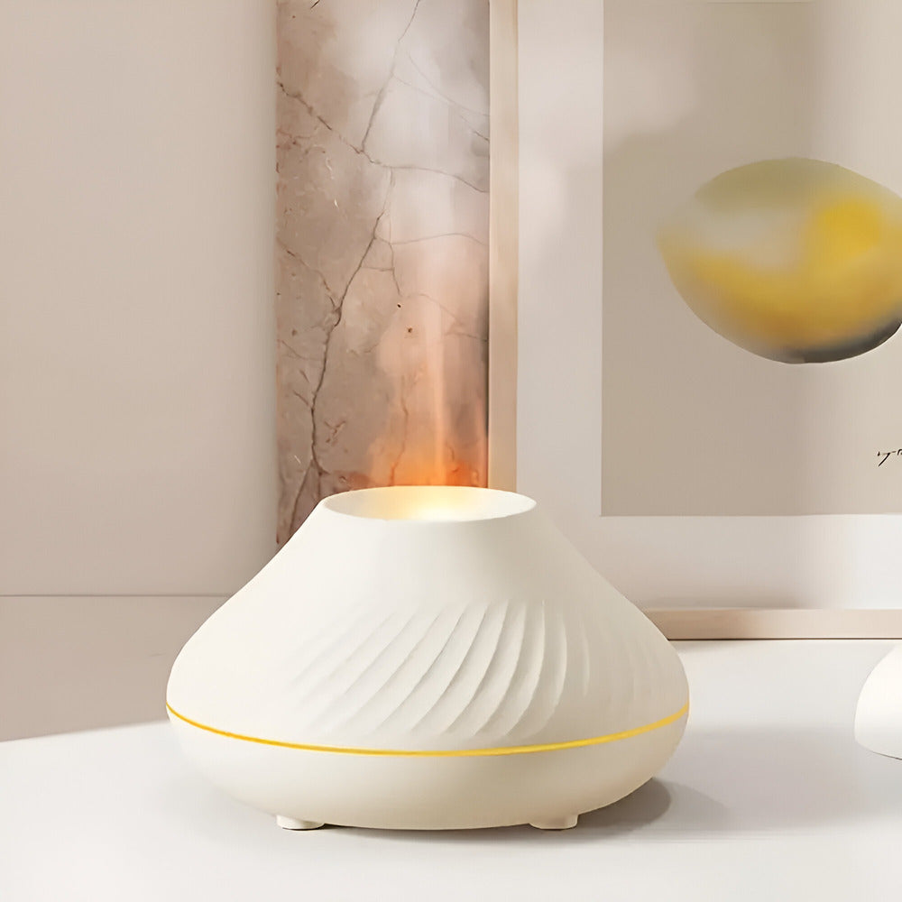 Ultrasonic Aroma Diffuser with 7-Color LED Lighting and Auto Shutoff, Rechargeable All Vera Mart
