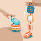 Activity Cube with Seven Play Sides and Hand Eye Coordination Training for Ages 1-3 All Vera Mart