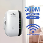 WiFi Repeater with 300 Mbps Speed and Universal Router Compatibility All Vera Mart