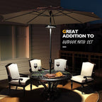 Rechargeable Parasol Light with Warm White LED and USB Charging Cable All Vera Mart