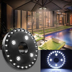 Rechargeable Parasol Light with Warm White LED and USB Charging Cable All Vera Mart