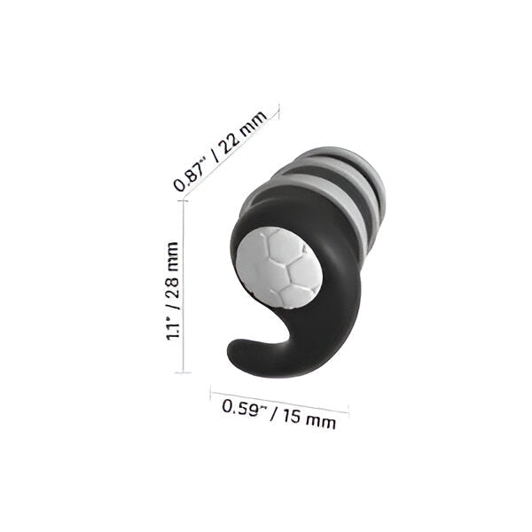 Reusable Silicone Earplugs with Three-Layer Noise Blocking and Contoured Fit All Vera Mart