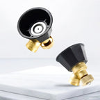 Threaded Spray Nozzle with Air Swirl Pattern and 1.5mm Orifice for Electric Sprayers All Vera Mart