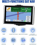 7-Inch GPS Navigation with Voice Directions and Lane Guidance for Vehicles All Vera Mart