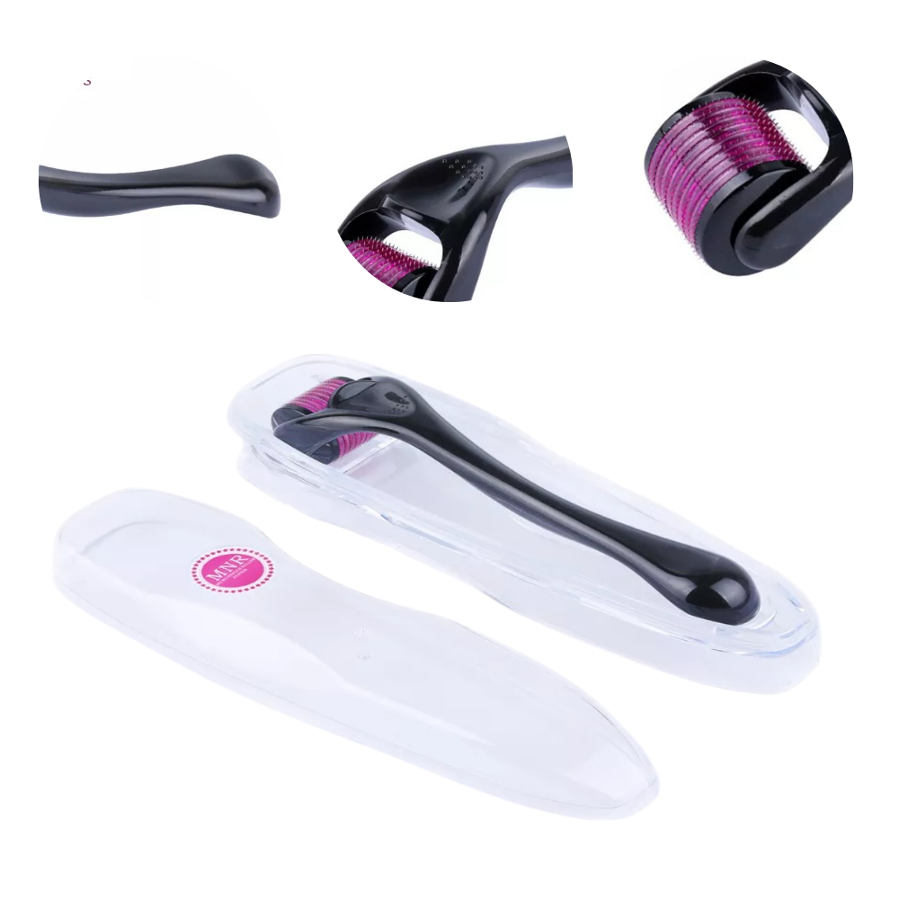 Microneedle Dermal Roller with 540 Stainless Steel Needles and Protective Case All Vera Mart