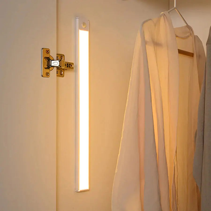 Closet Motion Sensor Light with USB-C Rechargeable Power and Adjustable Color, Slim 9mm All Vera Mart