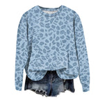 Leopard Print Oversized Sweatshirt - Lana