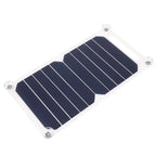 Portable Solar Panel Charger with Monocrystalline Cells and Hanging Hooks, 6W Output All Vera Mart