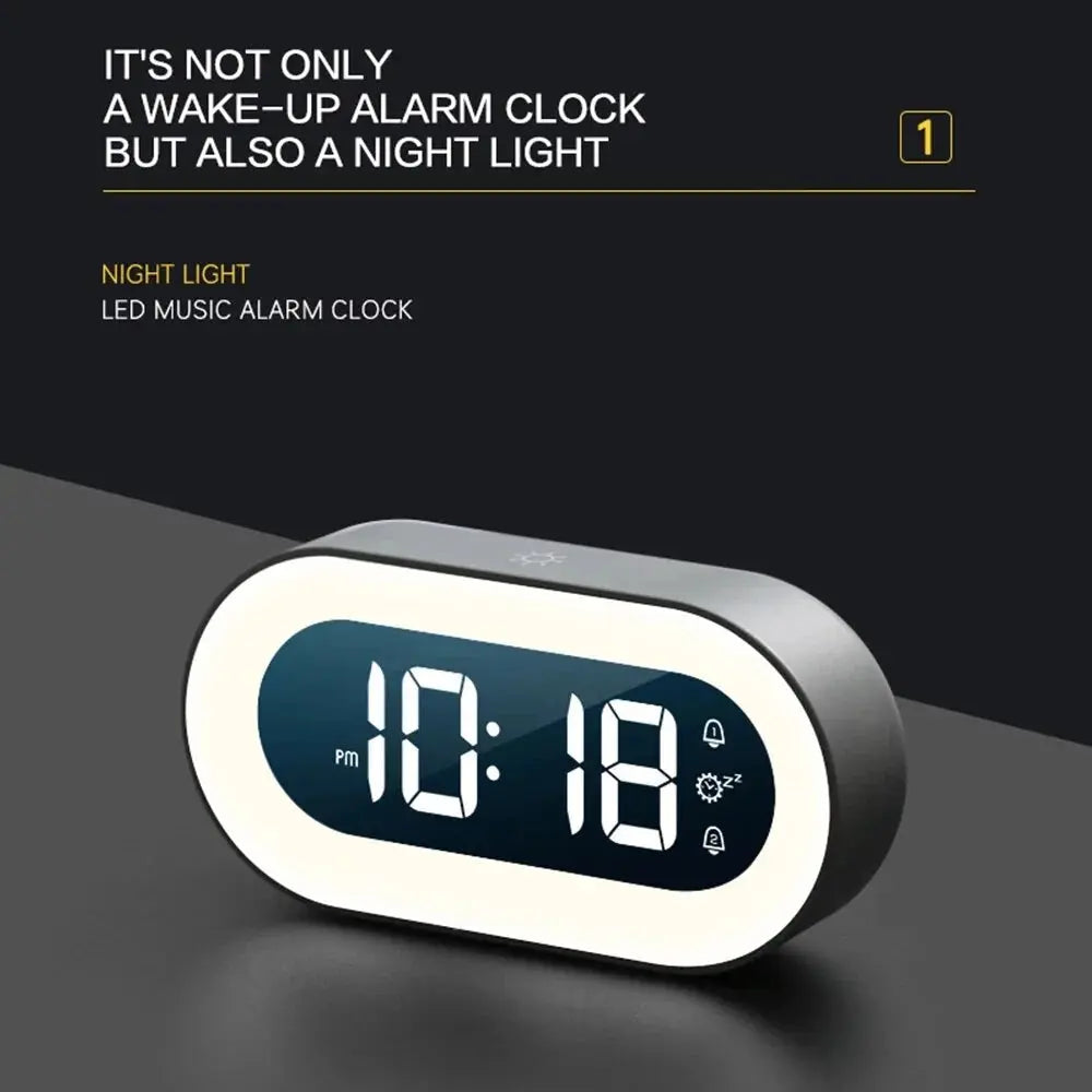 Sunrise Alarm Clock with Dimmable Night Light and Nature Sounds, USB-C Rechargeable All Vera Mart