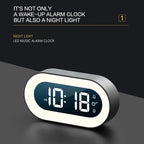Sunrise Alarm Clock with Dimmable Night Light and Nature Sounds, USB-C Rechargeable All Vera Mart