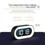 Sunrise Alarm Clock with Dimmable Night Light and Nature Sounds, USB-C Rechargeable All Vera Mart