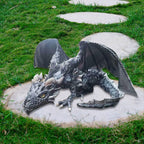 Gothic Dragon Garden Statue with Detailed Scale Texture and Weather Resistant Resin All Vera Mart