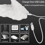 Dragon Flame Effect Night Light with Flickering Fire and USB Charging All Vera Mart
