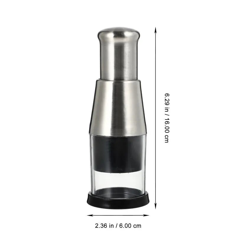Manual Kitchen Chopper with Stainless Steel Blades and Integrated Bowl All Vera Mart